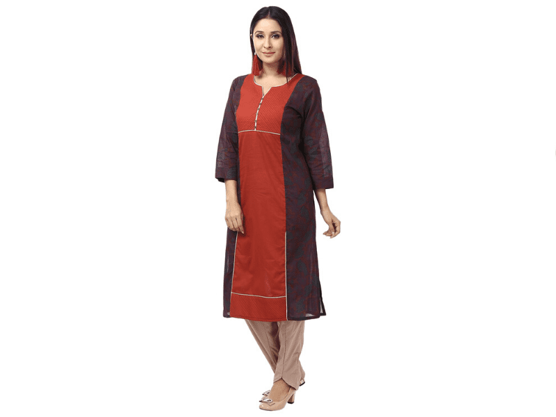 Kurti And Cigarette Pants to Nail Your Office Look
