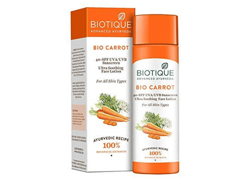 Biotique Bio Carrot SPF 40 Sunscreen