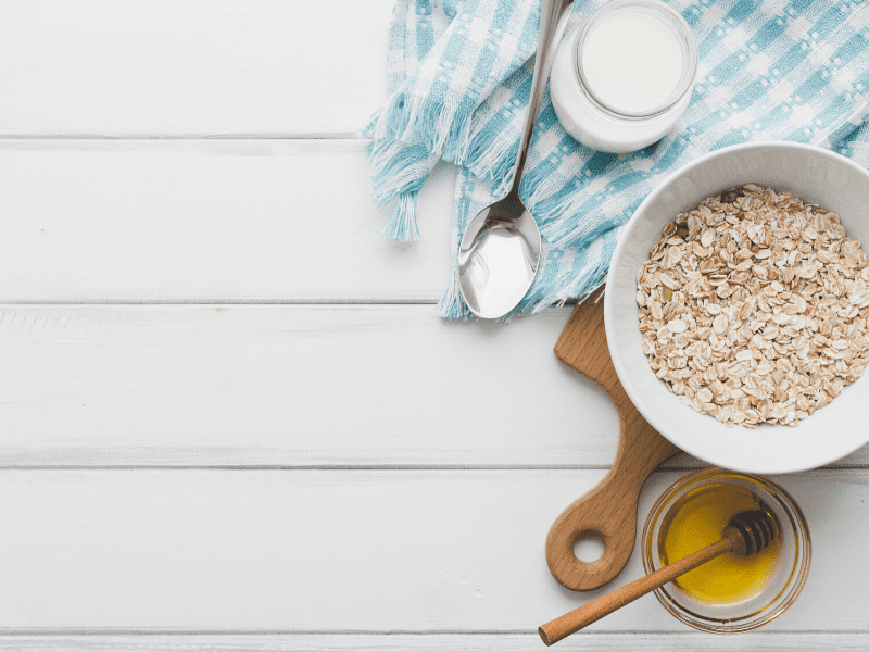 Oatmeal Honey Mask For Dry Skin