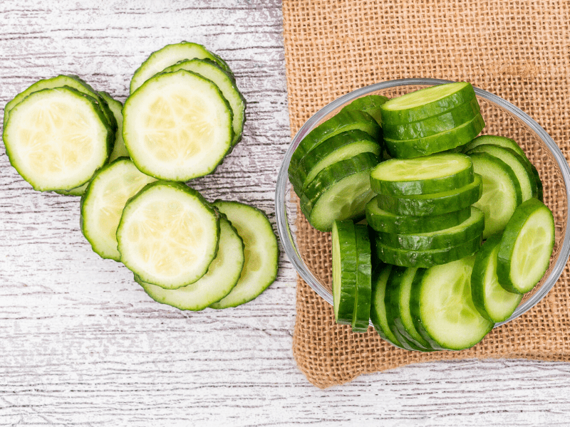 Cucumber And Red Wine For Skin