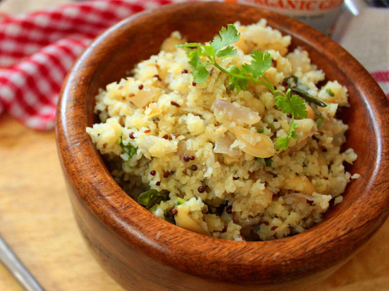 Keto Cauliflower Upma Recipe