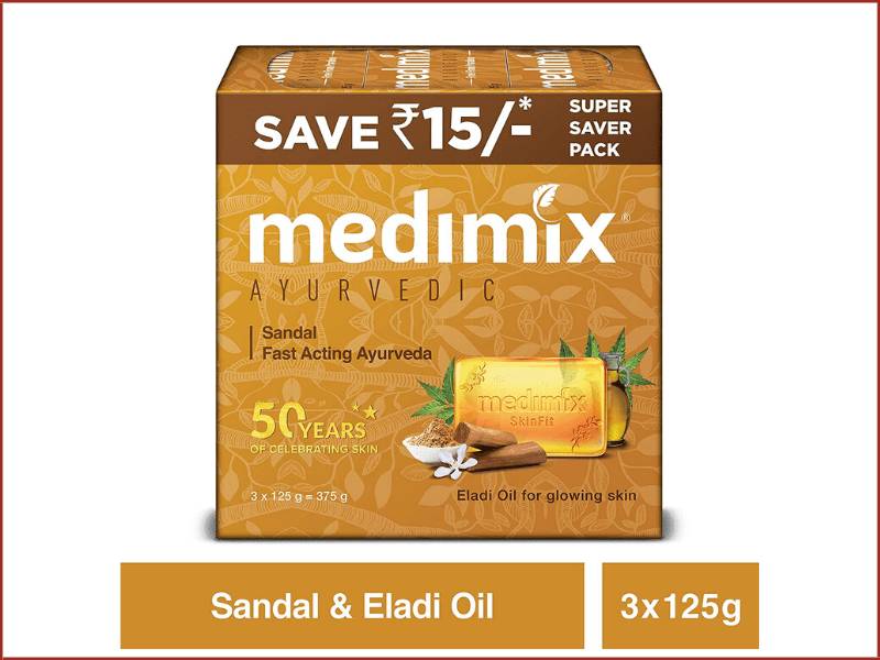 Medimix Ayurvedic Sandal Fast Acting Soap For Tan Removal