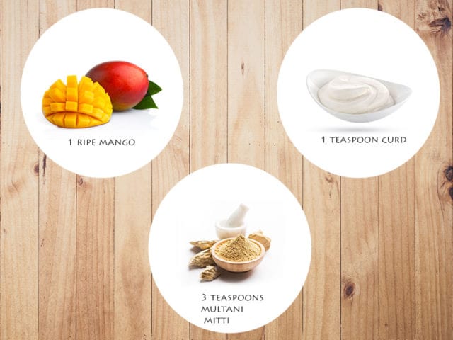 Mango nd Multani Mitti Face Pack For Dry Skin