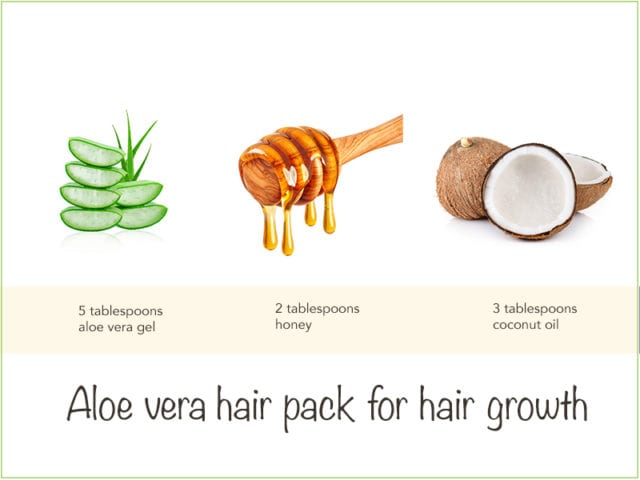 Honey And Aloe Vera Hair Pack