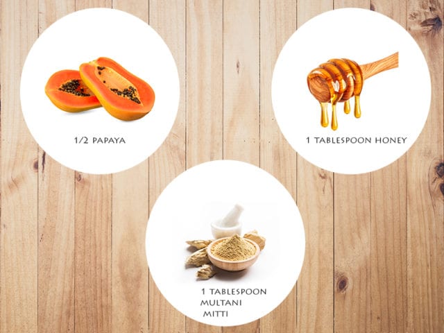 Papaya And Multani Mitti (Fuller's Earth) Face Pack