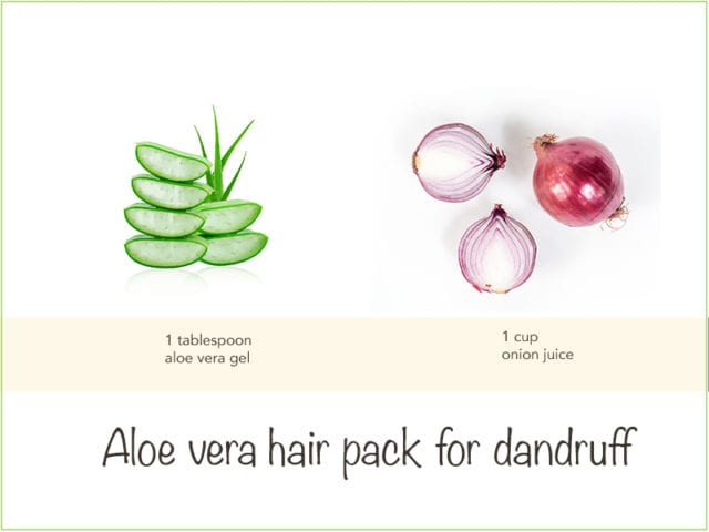 Onion And Aloe Vera Hair Pack