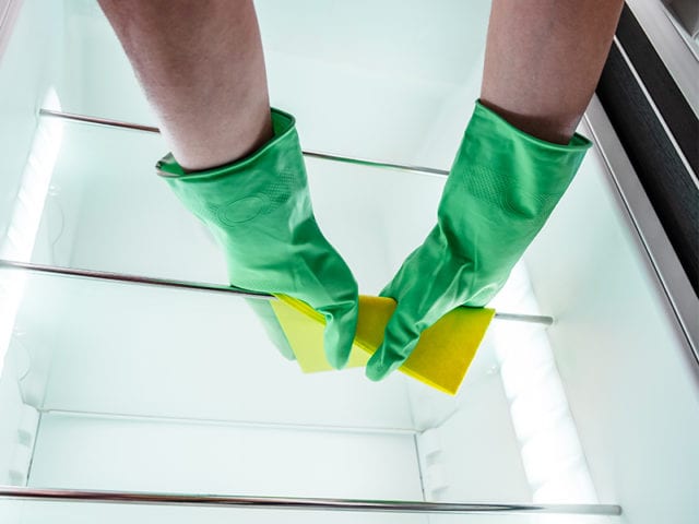 Remove The Shelves To Clean Inside Of The Refrigerator