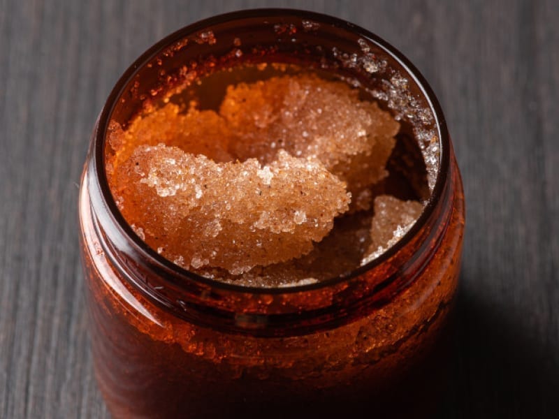 Almond Oil, Honey And Sugar Lip Scrub Recipe